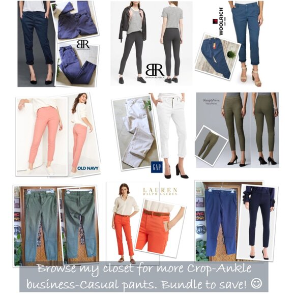 Bebop Printed Skinny Ankle Crop Pants NWOT! - Size 3/4 - Picture 14 of 16